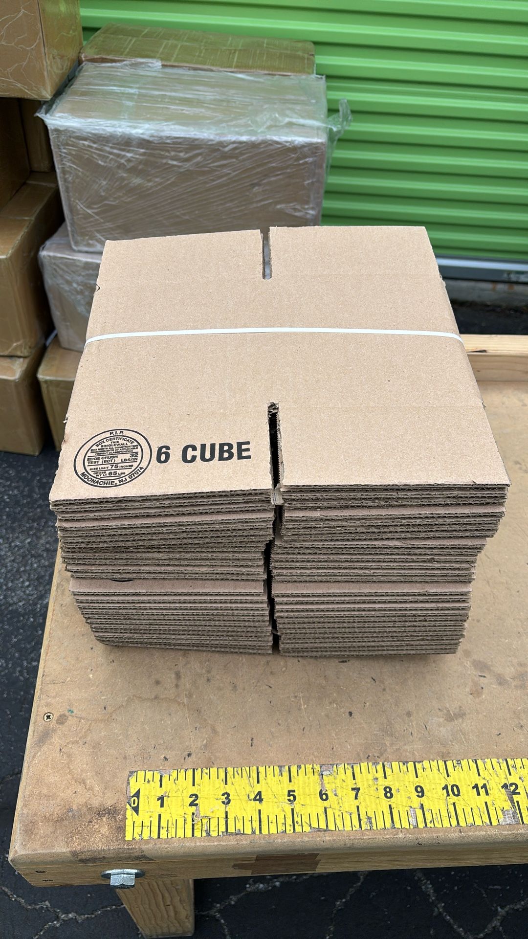 6x6x6 Corrugated Boxes X25 