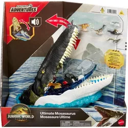 Jurassic World Rebirth Deluxe Mosasaurus Playset, 7 Interactive Features &
