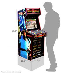 Arcade 1 UP Mortal Kombat II Classic, Joust, MK3, Gauntlet, Rampage, Paper Boy Arcade 