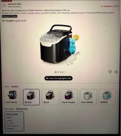 Antarctic Star Countertop Ice Maker Machine
