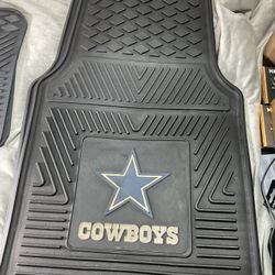 COWBOYS RUBBER CAR MATS FLOOR