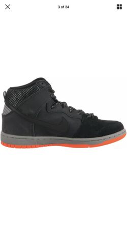 Nike Duck High PRM Shield Black Reflective. SZ 9