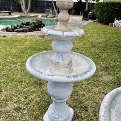 Outdoor Garden Resin Fountain 24x52