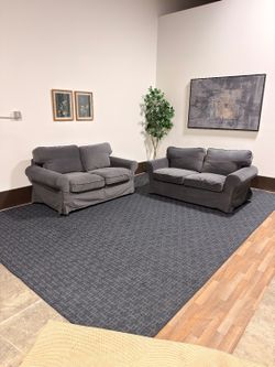 Slipcover Loveseat Living Room Set