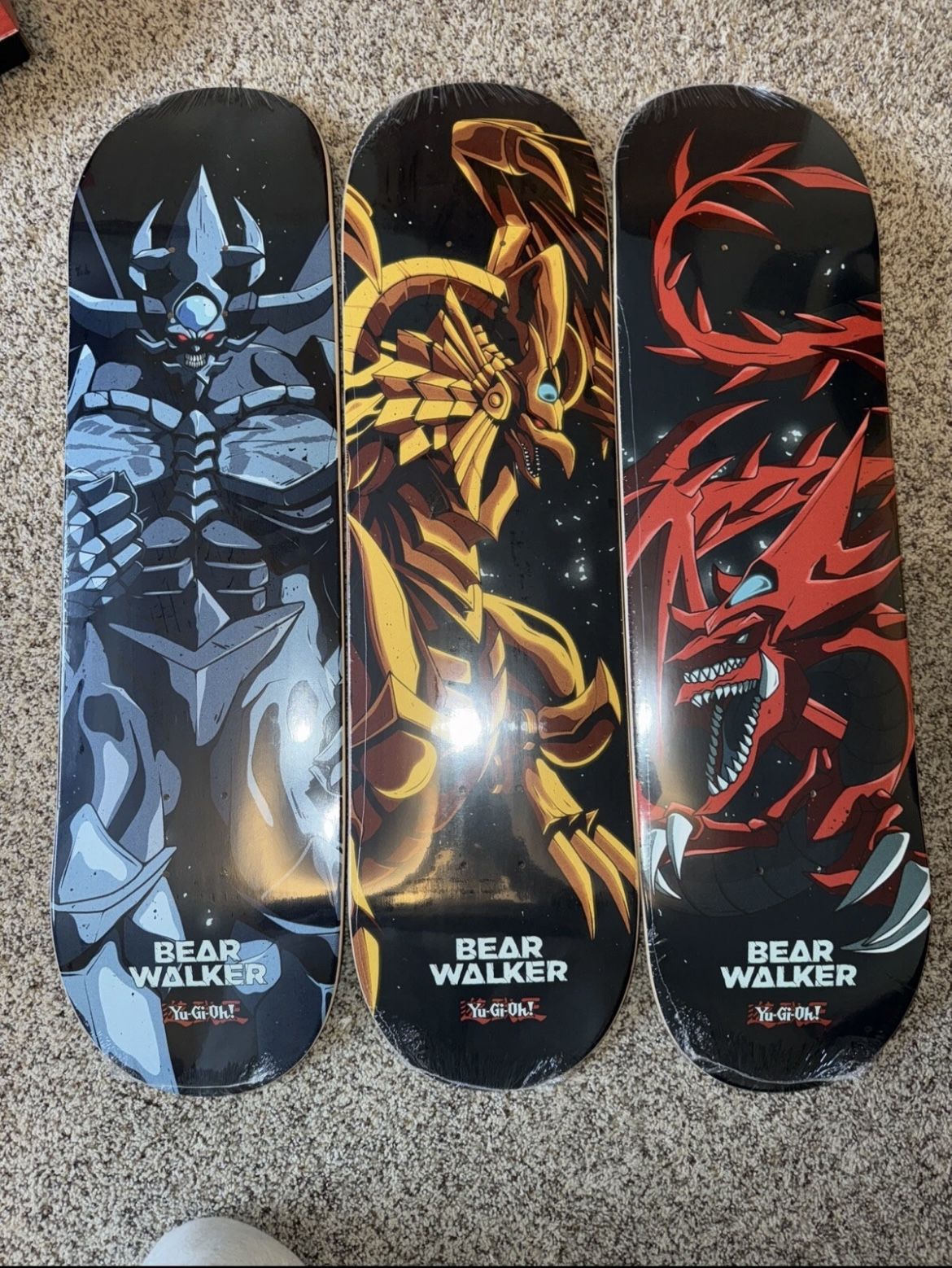 Bear walker x Yu Gi Oh! Collaboration Skateboards - www.jkreigsman.com