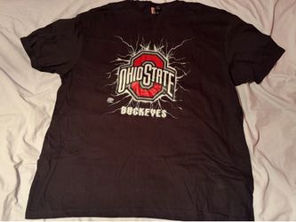 Ohio State University Buckeyes NCAA Black Shirt; Men’s 2XL