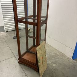 Wooden Glass Cabinet 