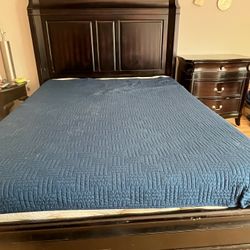 Queen Bed & Night Stand