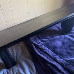 Black 3 Foot Wall Shelf