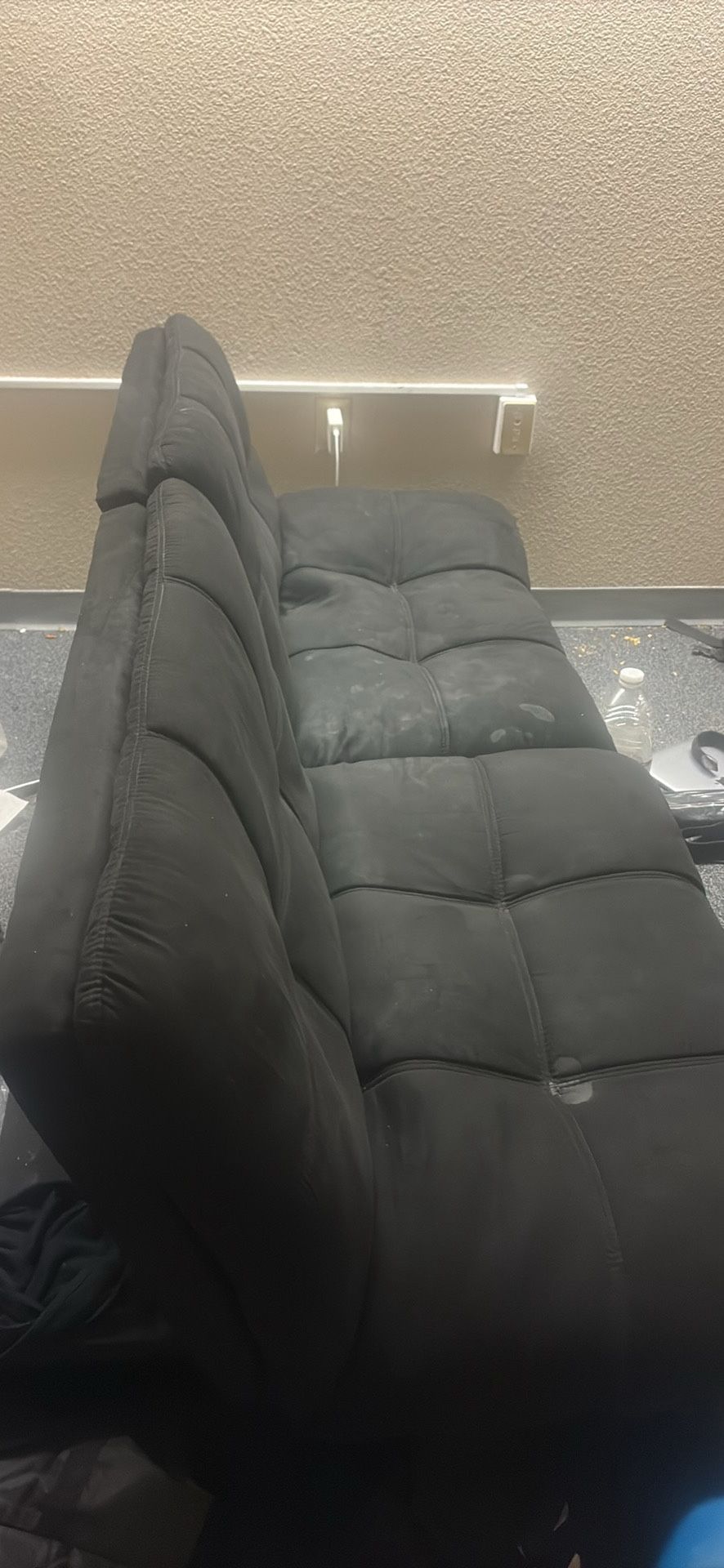 Mainstays Memory Foam Futon β 72in x 34in x 32in β Black