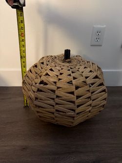 Wicker pumpkin