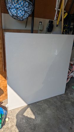 4x4 foot 5/8in drywall. With partial roll of joint tape