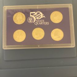 2008 United States Mint 50 State Quarters Proof Set.