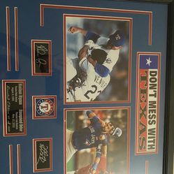 Signed Nolan Ryan and roughed odor 