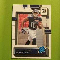 2022 Donruss Treylon Burks Rookie Card 