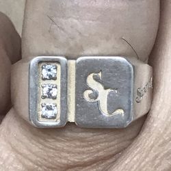 Las Vegas NV Station Casinos UFC Diamond Ring RARE 10 Years Commemorative Award!