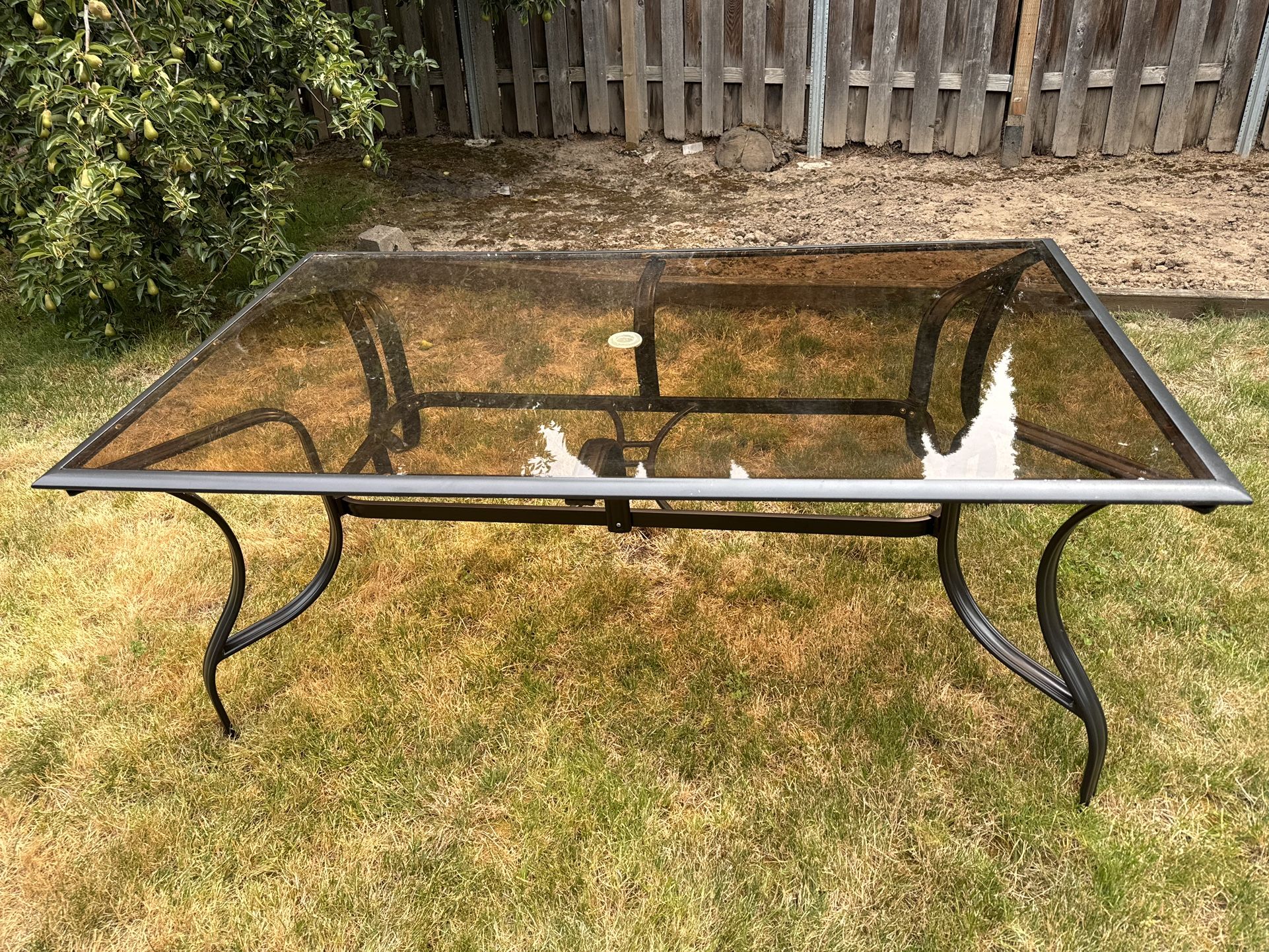 Glass Top Table