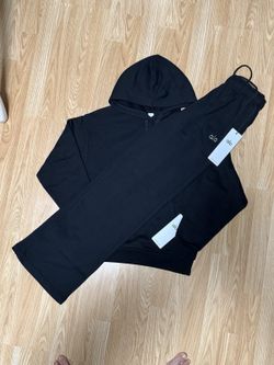 Black Alo Hoodie N sweatpants Set Ship Only