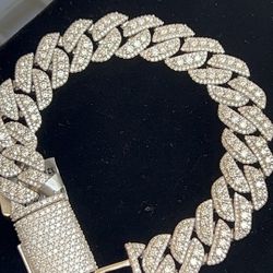 Silver Moissanite Bracelet 