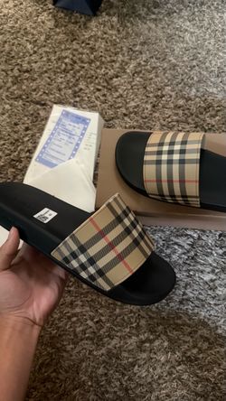 Burberry slides