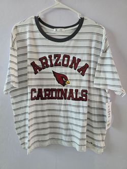 Arizona Cardinals '47 Brand Striped T-Shirt XL