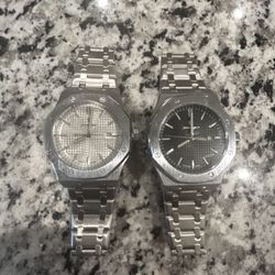 2 Stainless Steel Watches