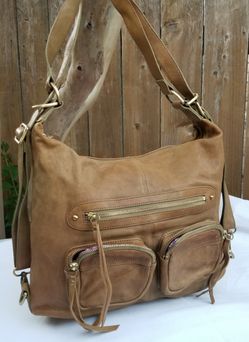 Sorial leather crossbody bag