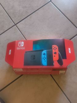 Nintendo switch empty box
