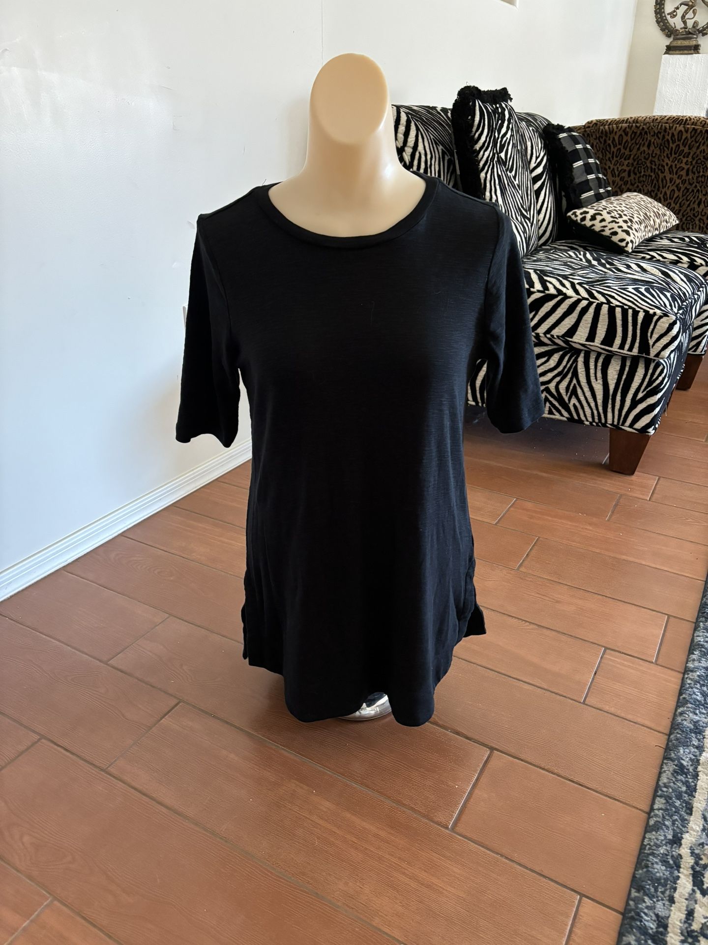 Pima Cotton Shirttail Tunic 🖤 by J. Jill size S Petite