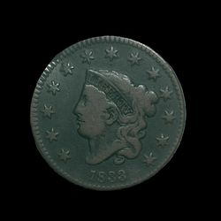 1833 Coronet Variety Large Cent