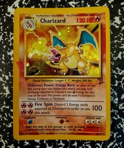 charizard pokemon card 4/130 TCG Base 2 LP/MP – CakeHoarder Games proof acrylic case My cousin just found this