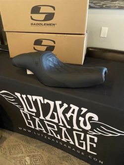 Brand NEW Saddlemen Diamond stitch black Seat SPORTSTER 2004-2023 Harley-Davidson