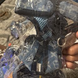 Dog Harness And Leash Set 