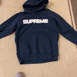 Supreme Navy Mens L