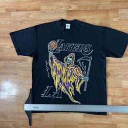Warren Lotas W.L. Death Lakers Tee Size L #lakers #basketball