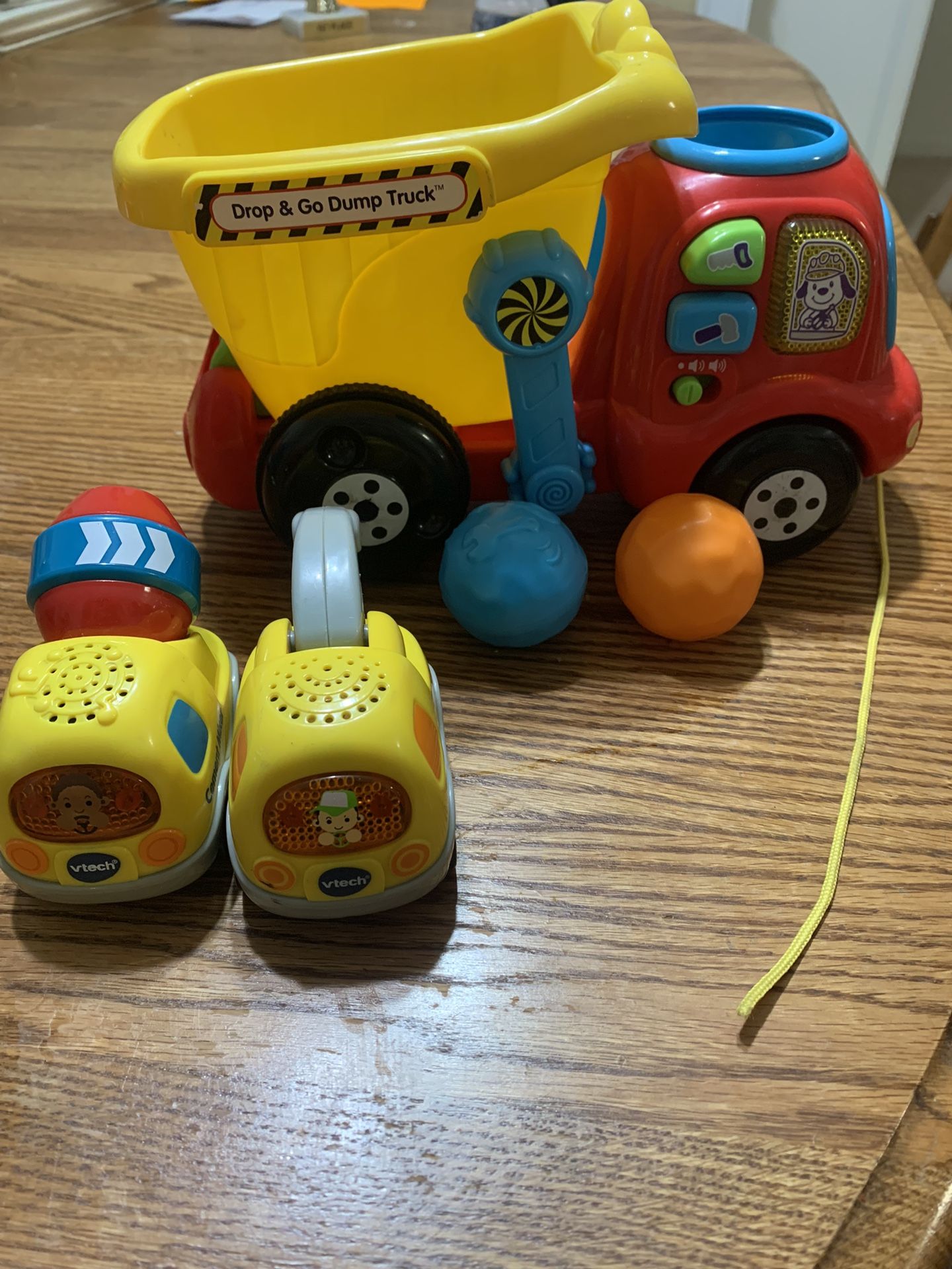 Vtech Dump Truck & Tow Truck & Mixer