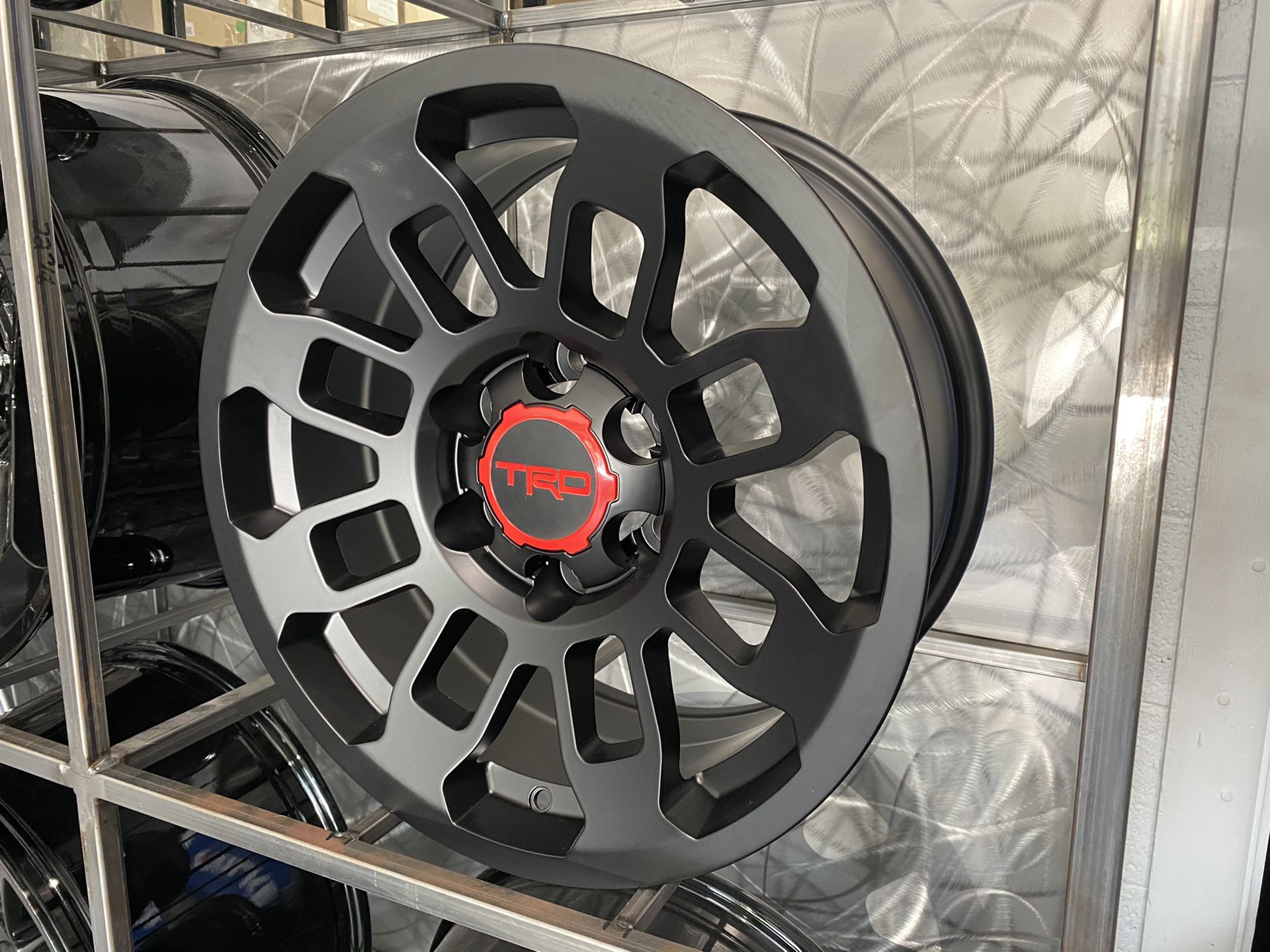 17x8 6x139 etc TRD pro Tacoma 4runner wheels satin black rim wheel tire shop