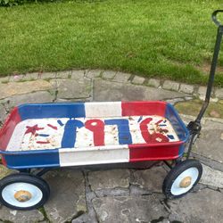 Vintage 1960’s AMF Junior 10X Metal Child’s Pull Wagon
