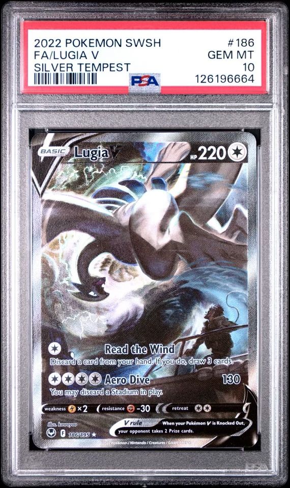 Lugia V Alt Art PSA 10