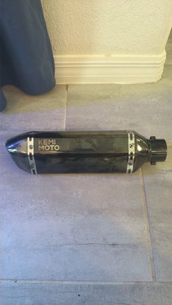 Kemimoto Motorcycle Exhaust Slip-On Muffler