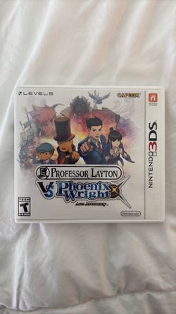 Professor Layton vs Phoenix Wright Nintendo 3DS