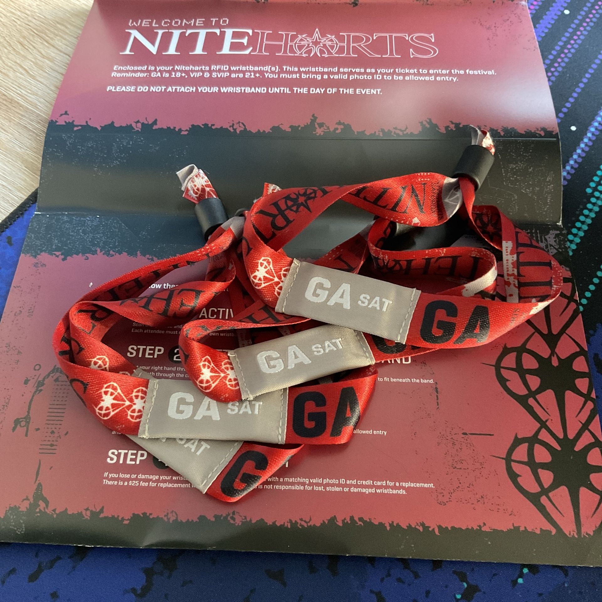 Niteharts Saturday GA Tickets