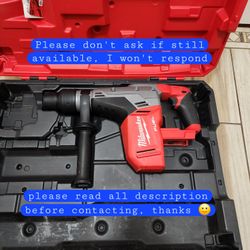 Milwaukee M18 Fuel SDS Max 1-9/16" Rotary Hammer (Tool Only)