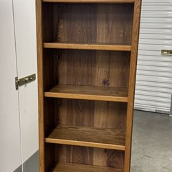 Tall Solid Wood Bookshelf