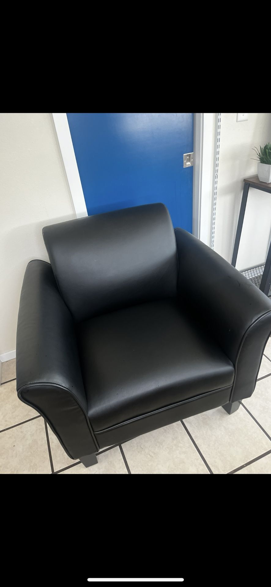 Black Leather Couch