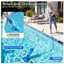 New Handheld Pool vaccum for above ground pool