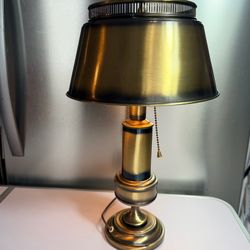Vintage Brass Table Lamp – Hollywood Regency Style
