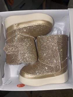 Gold baby UGGs