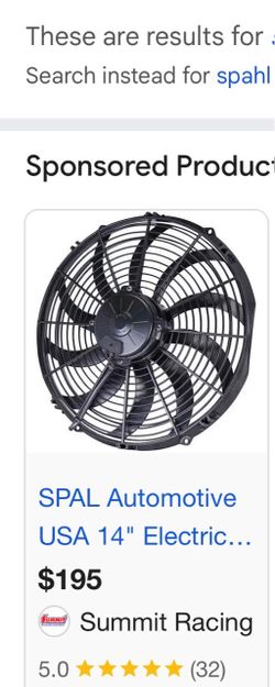 Radiator fans spahl