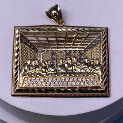 14k Last Supper Pendant 